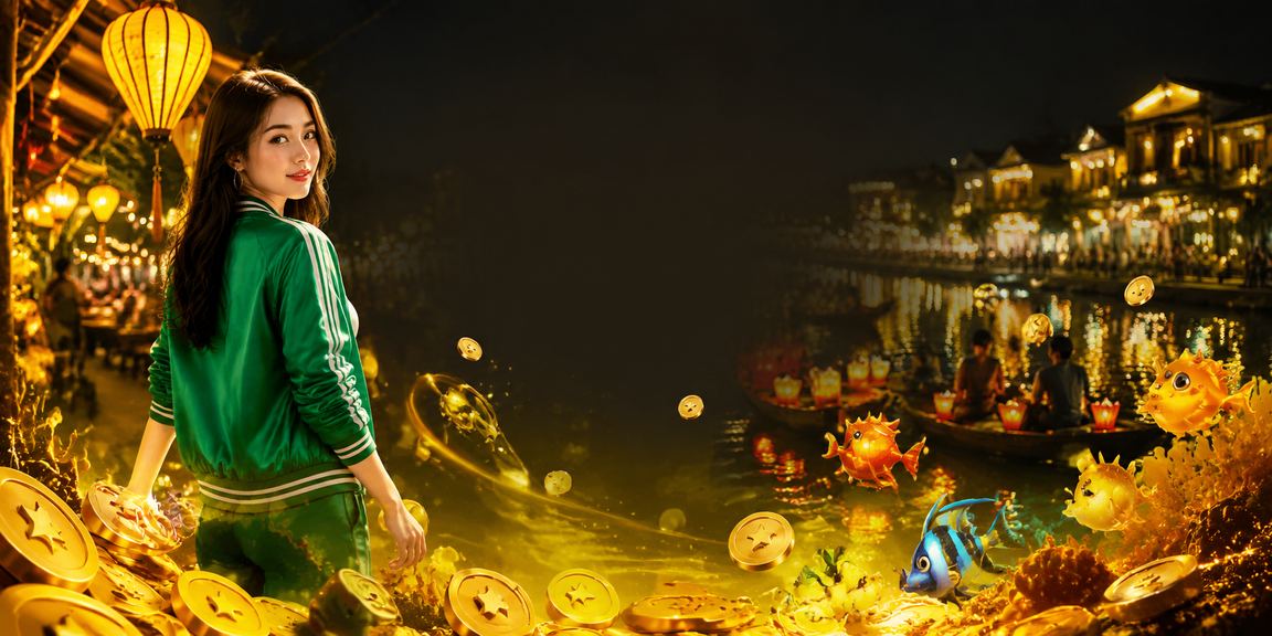 Không khí giải trí sôi động tại chợ đêm Hội An kết hợp với trải nghiệm casino trực tuyến