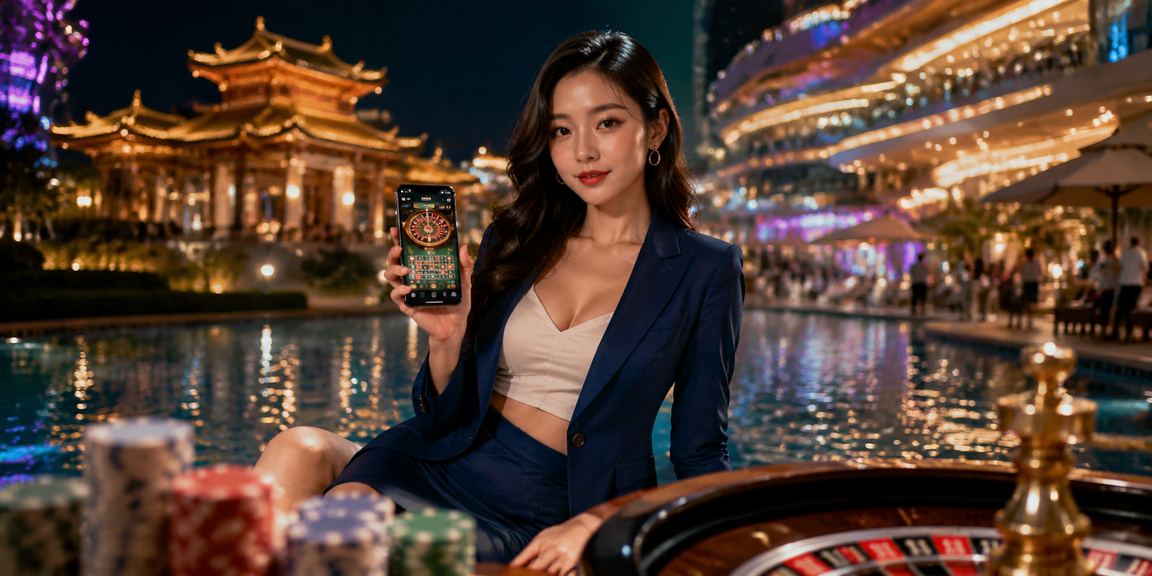 Người mẫu Việt Nam tham gia trò chơi roulette tại Huế